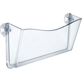 Global Approved 250055 Single Pocket Wall File W/ Suction Cups 14-3/4"W x 3"D x 7"H - Pkg Qty 4