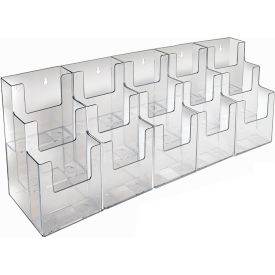 Global Approved 252819 Three-Tier Brochure Holder 31-1/2"W x 5-1/4"D x 9"H