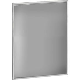 Global Approved 300222-SLV Vertical/Horizontal Format Snap Frame 28"H