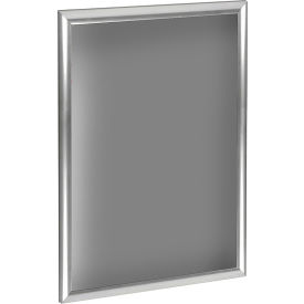 Global Approved 300211-SLV Vertical/Horizontal Optic Snap Frame 17"H - Pkg of 10