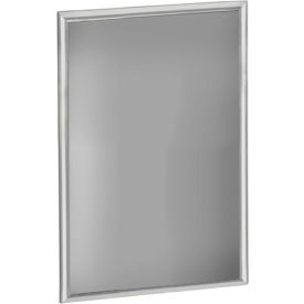 Global Approved 300218-SLV Vertical/Horizontal Format Snap Frame 24"H