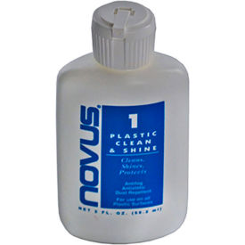 Global Approved NOVUS-7026 Plastic Clean & Shine 2oz.