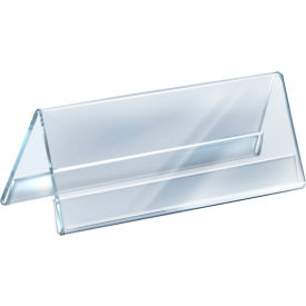 Global Approved 192810 Two-Sided Sign Holder/Nameplate 11"W x 3"D x 4-1/4"H