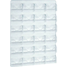 Global Approved 252086 24 Pocket Business/Gift Card Holder 15-5/8"W x 1"D x 18"H - Pkg Qty 2