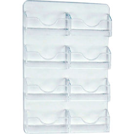 Global Approved 252080 8 Pocket Business/Gift Card Holder 8"W x 1"D x 11-7/8"H - Pkg Qty 2