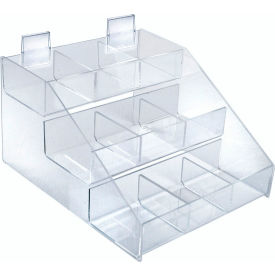 Global Approved 326039 Three-Tier Countertop Display 12"W x 7"D x 11-3/4"H