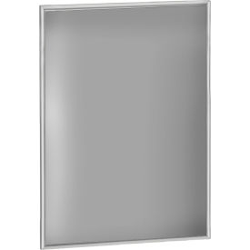 Global Approved 300230-SLV Vertical/Horizontal Format Snap Frame 40"H