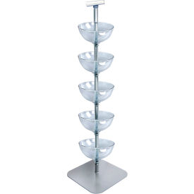 Global Approved 751205 Five-Tiered Bowl Floor Display 14"W x 14"D x 60"H