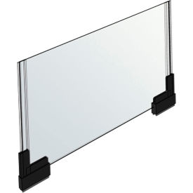 Global Approved 109904 Two Sided Sign Holder W/ Magnetic Boots 11"W x 3/4"D x 8-1/2"H - Pkg Qty 2