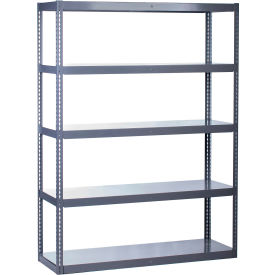 Global Industrial B2354958 Global Industrial 5 Shelf, Heavy Duty Boltless Die Shelving, Starter, 96-5/8"W x 36-5/8"D x 96"H image.