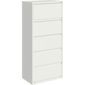 Hirsh Industries® 30"W 5 Drawer Lateral File Cabinet White