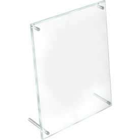 Global Approved 252952 Clear Euro-Style Print Holder - 8.5" X 11" - Pkg Qty 2