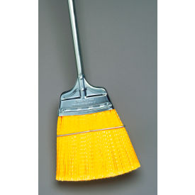 GORDON BRUSH MFG 437053 Milwaukee Dustless Upright Broom, Yellow Flagged Polypropylene with Steel Handle image.