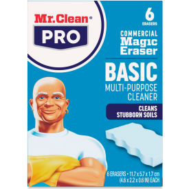 Mr. Magic Eraser 2.2 x 4.6 0.6" Thick White Pack of 6