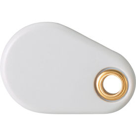 Speco Proximity Key Ring Tag White 25/PK 1-1/2""L x 1-3/16""W x 1/8""H