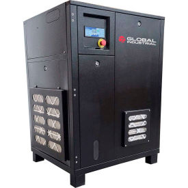 Global Industrial Tankless Rotary Screw Air Compressor, 10 HP, 1 Phase, 230V