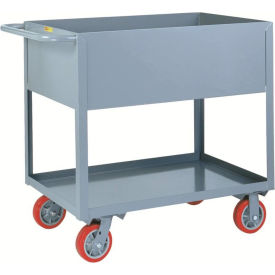 Little Giant® 6" Deep Shelf Truck 36"L x 24"W x 36-1/2"H Gray