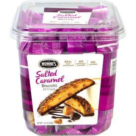 NONNI's Salted Caramel Biscotti Cookie Box 25 Count