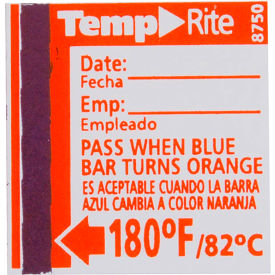 Allpoints 8750 Allpoints 1381258 Label, Temperature, 180F For Taylor Precision Products, L.P. image.