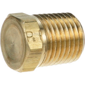 Allpoints R8183 Allpoints 26-1989 Brass Hex Head Plug; 1/4" MPT image.