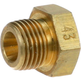 Allpoints 4238 Allpoints 26-3907 Burner Orifice; #43; Natural Gas; 1/8" MPT Thread image.