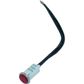 Allpoints 381472 Allpoints 38-1472 Red Flush Lens Signal Light with Wire Leads - 28V image.