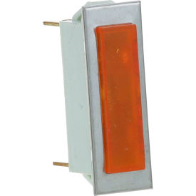 Allpoints 4996-3 Allpoints 38-1084 Signal Light; 3/8" x 1-5/16"; Amber; 125V image.