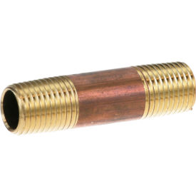 Allpoints 263102 Allpoints 263102 Brass Nipple 1/4" X 2" image.