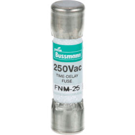 Allpoints 381415 Allpoints 38-1415 13/32" x 1 1/2" Time Delay Fuse with High Inrush Current Protection - 250V, 25A image.