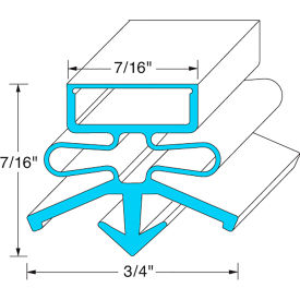 Allpoints 810816 Allpoints 741288 Door Gasket 26" X 27 7/8"" For True Manufacturing image.