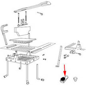 Allpoints 4052900 Allpoints 321814 Brush, Lettuce Cutter image.