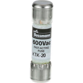 Allpoints 381434 Allpoints 38-1434 13/32" x 1 1/2" 20A Fast Acting KTK-20 Glass Fuse - 600V image.