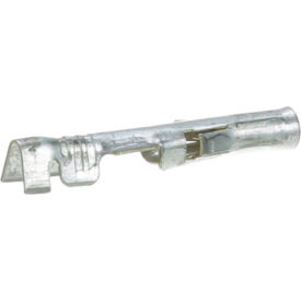 Allpoints 851075 Allpoints 85-1075 Pin Connector; 1/8" Female Push-On; Straight Crimp End image.