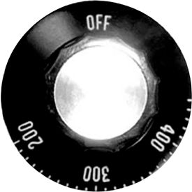 Allpoints 00-920985 Allpoints 22-1088 2 1/4" Grill Dial (Off, 200-400) image.