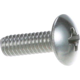 Allpoints 261477 Allpoints 26-1477 Stainless Steel Phillips Truss Head 8-32 x 1/2" Machine Screw - 100/Box image.