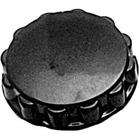 Allpoints 00-077371 Allpoints 22-1294 2 1/2" Fluted Black Knob image.