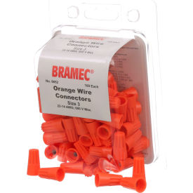 Allpoints 281663 Allpoints 28-1663 Orange Wire Connectors - 100/Pack image.