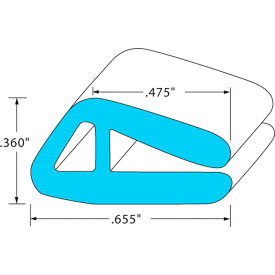 Allpoints 00-831912-00011 Allpoints 8009291 Door Gasket image.