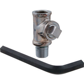 Allpoints B-TEE-RGD Allpoints 1111299 Tee, Rigid, Chrome, Leadfree For T&S Brass & Bronze Works image.
