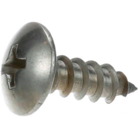 Allpoints 261490 Allpoints 26-1490 Stainless Steel Phillips Truss Head 8 x 1/2" Sheet Metal Screw - 100/Box image.