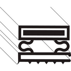 Allpoints 1271161 Door Gasket - 18.50 X 21.25