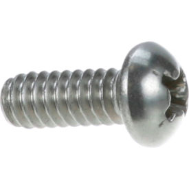 Allpoints 261049 Allpoints 26-1049 Stainless Steel Round Head 10-24 x 1/2" Phillips Machine Screw - 100/Pack image.