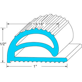 Allpoints 741139 Allpoints 74-1139 Extruded Vinyl Compression Door Gasket Strip - 10 x 1" x 1/2" image.