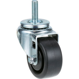 Allpoints 263277 Allpoints 26-3277 3" Swivel Threaded Stem Caster - 1/2"-13 x 1 1/2" Stem, 220 lb. Capacity image.