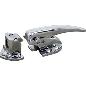 Allpoints 221104 Allpoints 22-1104 7" Door Latch with Strike - Curved Handle and Adjustable Offset image.