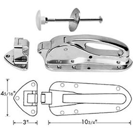 Allpoints 101F Allpoints 1221158 Latch, Chrome, W/Fl Strike/Ir image.