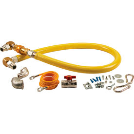 Allpoints HG-4D-48SK Allpoints 1571132 Kit, Gas Hose, 3/4" X 48", T&S For T&S Brass & Bronze Works image.