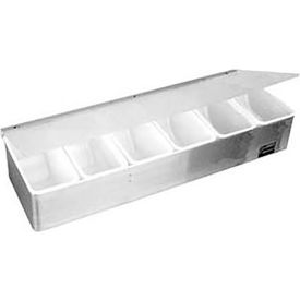 Allpoints B4186L Allpoints 1503512 Dispenser, Condiment, 6 Pts, Stainless Steel For San Jamar image.