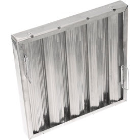 Allpoints 263885 Allpoints 26-3885 16"(H) x 16"(W) x 2"(T) Stainless Steel Hood Filter - Ridged Baffles image.