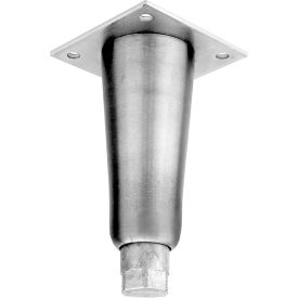 Allpoints 1064-0641-1680 Allpoints 1191035 Leg, 6"H, Znc, Np, 3.5" Plt For Standard Keil image.